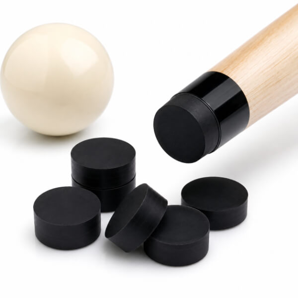 Wear-resistant pool cue tip Wear-resistant pool cue tip