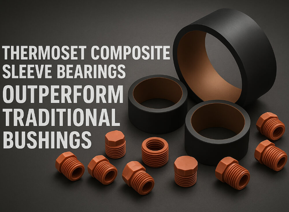 Composite sleeve bearings deliver longer life and predictable performance in demanding environments