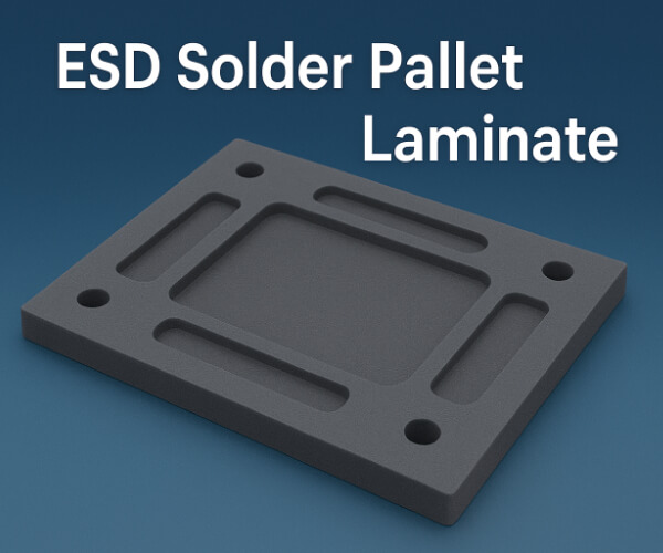 Pallet solder gelombang ESD
