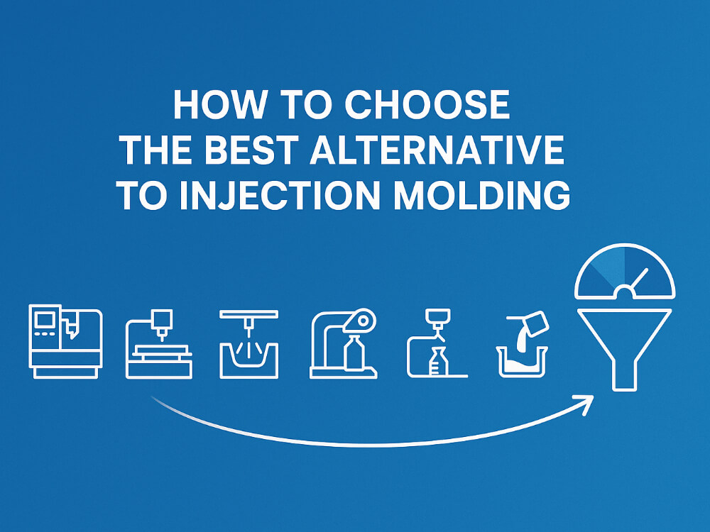 How to choose the best alternative to injection molding for your plastic parts