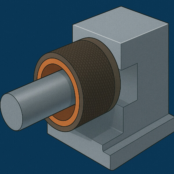 Wear-resistant sleeve bearings