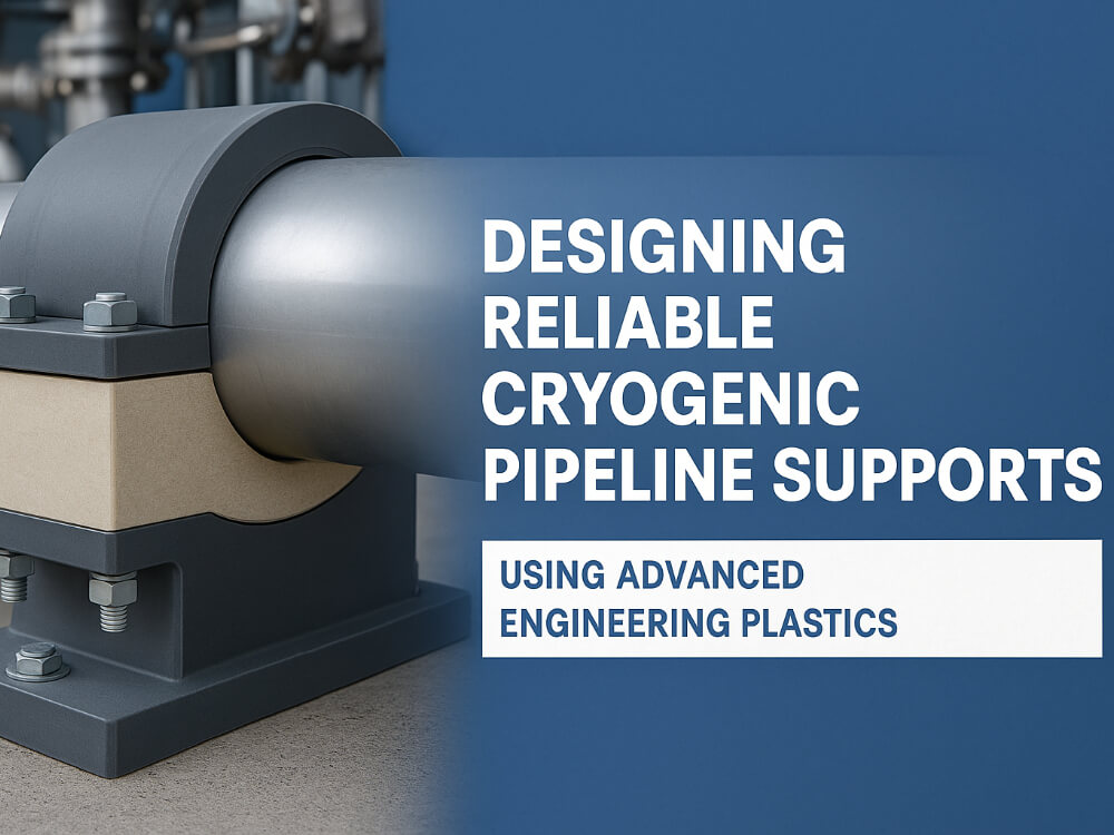 Designing Reliable Cryogenic Pipeline Supports Using Advanced Engineering Plastics