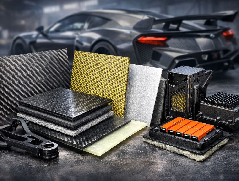 High-performance automotive composite materials