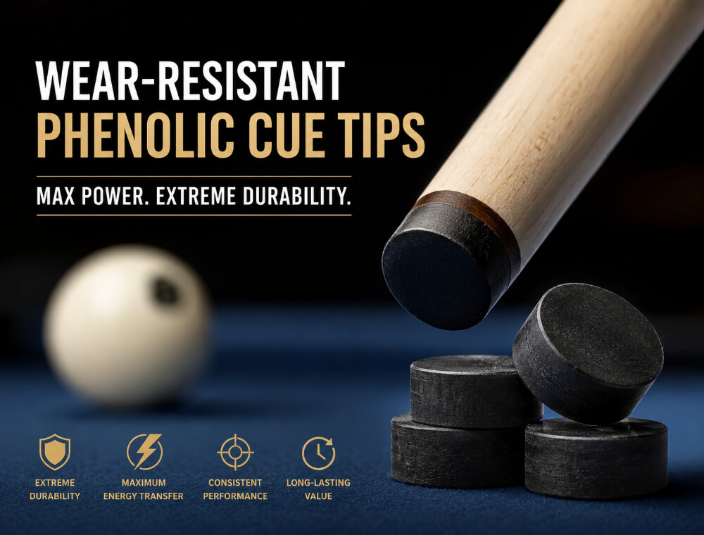How Phenolic Rods Become Elite Wear-Resistant Cue Tips